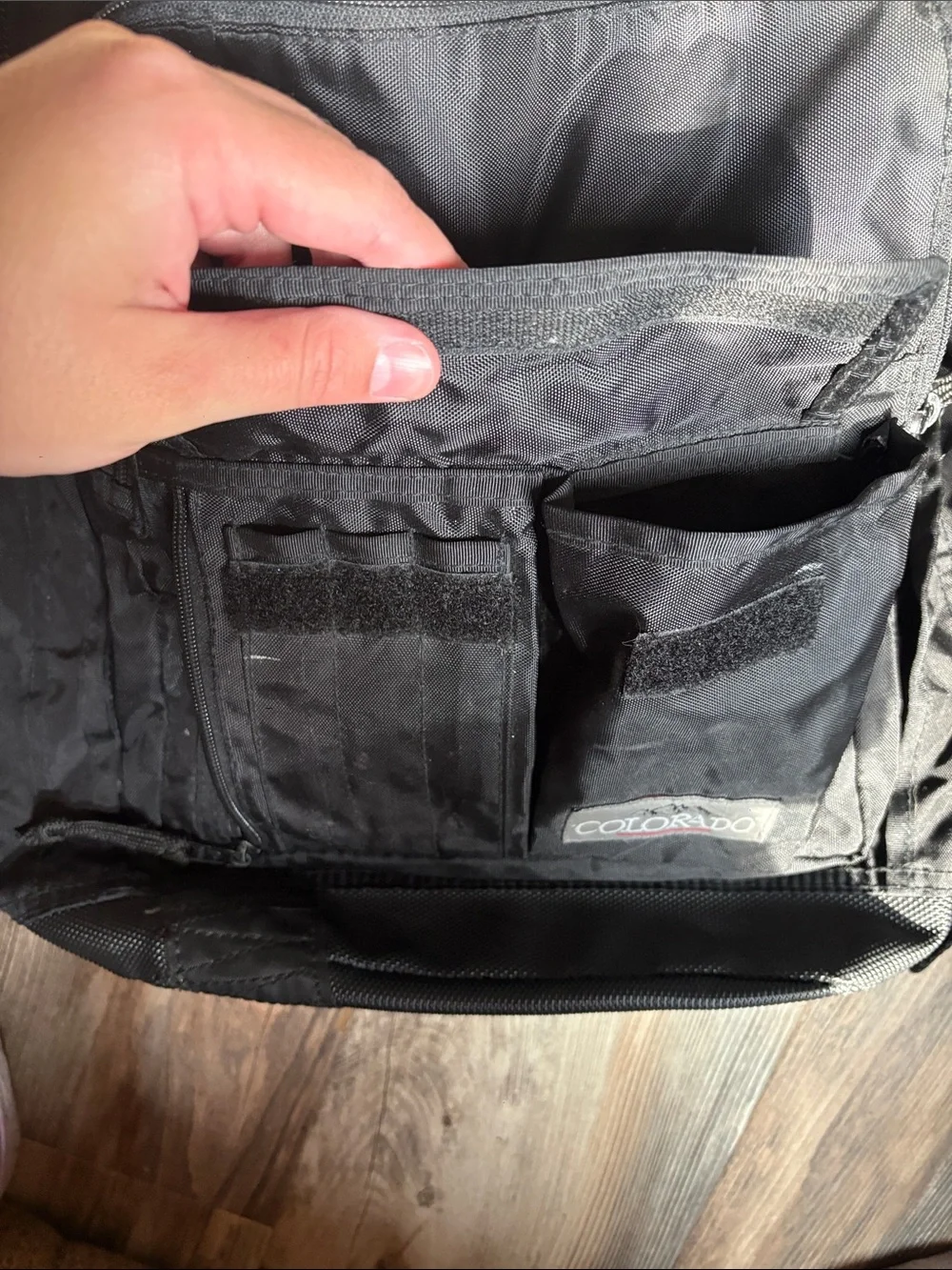 Colorado Black Men's Backpack – Compact Everyday Carry